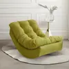 Sofá Silla Mecedora de Salón con Forma de Luna de Moda para Adultos, Adecuado para Sala de Estar, Balcón, Uso en Casa, Individual, para Ocio y Siesta