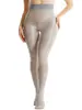 Meia-calça Fio Dental Plus Size 2026 Transfronteiriça Brilhante 300 Jin Fio Dental Vazado Meias de Seda Brilho de Óleo Brilho de Óleo Maldivas Dropshipping