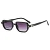 Gafas de Sol Cuadradas con Montura Pequeña Estilo Europeo y Americano para Mujer Nuevas Casuales de Vacaciones Gafas de Moda Anti-UV Gafas de Sol Retro para Hombre