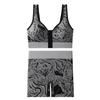 Traje deportivo transfronterizo, ropa de yoga para mujer, ropa de entrenamiento en interiores, traje de fitness para correr con almohadilla para el pecho, traje interior de talla grande