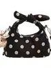 Bolso de Mano de Estilo Coreano Nuevo Otoño 2026, Diseño de Lunares de Nicho para Mujer, Bolso Cruzado de Moda Tendencia, Bolso Simple de Hombro Tipo Dumpling