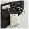 Nova Bolsa Transversal Fashion Atacado, Nova Bolsa de Celular Bordada com Borboleta Estilo Chinês, Bolsa de Ombro Leve para Passeios