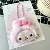 Llavero de Felpa Rosa Melody Muñeca Linda Colgante Bolso Estrella de Cinco Puntas Colgante Ropa Zapatos y Sombreros Accesorios Di