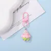 Pingente de chaveiro fofo de resina do Bob Esponja Acessório de bolsa DIY Decoração de presente cultural e criativa