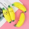 Brinquedo squishy de emoji banana mais vendido internacionalmente, brinquedo realista de farinha e areia para alívio do estresse e desabafo, presente de pegadinha para adultos