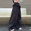 Overol para Niñas Primavera Otoño 2026 Nuevo Estilo Coreano Estilo Callejero Niños Medianos y Grandes Cubre Trasero Pantalones Casuales Populares de Este Año