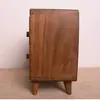 Caja de Almacenamiento de Madera Maciza Estilo Japonés en Stock, Gabinete de Almacenamiento de Ratán, Gabinete de Almacenamiento de Escritorio para el Hogar tipo Cajón para Cosméticos y Joyería