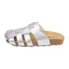 Medias Pantuflas Cerradas de Nicho Estilo Francés para Mujer, Nuevo Modelo Verano 2026, Sandalias Tejidas Slip-On de Suela Suave Estilo Birkenstock