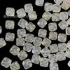 Cuadrados transparentes con relieve dorado de ondas de agua, accesorios para joyería DIY hechos a mano, disponibles en stock para transmisiones en vivo en línea
