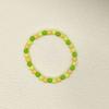 Pulseira Elástica Transfronteiriça Mais Vendida da Amazon Moda Pequena Fresca Simples Contas Acrílicas Pulseira Mulheres Atacado