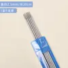 Agujas de Tejer Cortas de Acero Inoxidable 20cm Hechas a Mano para Tejer Calcetines Bufanda Hilo Agujas de Acero Agujas Rectas Herramientas de Aguja para Tejer Suéter