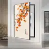 Caja de distribución de entrada estilo chino tamaño grande caja de medidor eléctrico decoración pintura nueva vertical fuerte débil caja eléctrica pintura decorativa bloqueo
