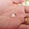 Acessórios para Cortina de Contas Iluminadas em Coluna de Cristal para Headwear Pingente de Franja de Contas Soltas Acrílicas de Cristal Transparente Gota d'Água