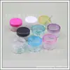 Lata en polvo 7ml botella redonda de crema botella de polvo de purpurina botella de plástico para crema facial caja de polvo de purpurina caja de purpurina para arte de uñas