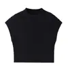 Para Comércio Exterior Transfronteiriço Europeu e Americano Roupas Femininas Aliexpress Mais Vendidas Verão Estiloso Versátil Blusa Regata Canelada Tricô