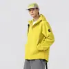 Chaqueta Soft Shell Nueva Otoño/Invierno Unisex Casual Versátil con Capucha Ropa Exterior Cortavientos Impermeable para Montañismo al Aire Libre
