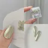 Nuevo arte de uñas polvo de luna rojo popular brillo aurora joyería para uñas plata súper brillante polvo de espejo mágico venta al por mayor transfronteriza