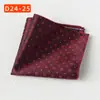 Bolsillo de la Camisa del Traje Bufanda Banquete de Bodas Negocios Poliéster Seda Bufanda Cuadrada Pequeña Pañuelo de Bolsillo Fábrica de Shengzhou Pañuelo Rayado para Hombres