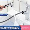 Grifo monomando para lavabo gris plomo caliente y frío, grifo para enjuague bucal, lavabo, fregadero, hogar, balcón, baño