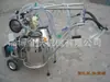 Máquina ordeñadora de cabras lecheras de doble cilindro tipo bomba de vacío