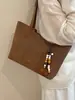 Bolso Sencillo Transfronterizo para Mujer 2026 Nuevo Estilo de Moda Tendencia Bolso de Hombro Único Bolso Tote Coreano de Gran Capacidad