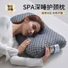 Almohada de Masaje Popular para Spa Transfronteriza, Almohada de Soporte para el Cuello, Ayuda para Dormir, Almohada de Protección Cervical, Núcleo de Almohada de Hotel, Uso en Casa de Huéspedes, Adulto
