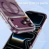 Adecuado para funda de teléfono iPhone 18 Pro Max, magnético transparente, Apple 17/16e, resistente a caídas y carcasa de teléfono anti-amarilleo