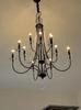 Lustre de Cristal para Escada Duplex, Estilo Minimalista Francês, Criativo e Único, para Sala de Estar de Mansão com Conceito Aberto, Lustre de Cristal de Luxo Leve