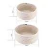 Venda Direta de Fábrica Cesta de Armazenamento Trançada com Corda de Algodão Cesta de Armazenamento de Mesa Cesta de Armazenamento para Brinquedos Cosméticos Joias Cesta Organizadora