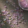 Internet celebridade polarizada fino flash cristal de gelo cor mágica cascalho unhas joias cor mista natural quebrado minério DIY usar material de unha