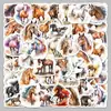 50 Pegatinas de Caballo Estilo Tinta, Pinturas Creativas de Animales Dibujos Animados Acuarela, Materiales para Cuaderno de Graffiti, Pegatinas para Computadora al por Mayor