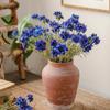 Rueda de Explosiones al por Mayor Fengju Adornos de Flores Decorativas para Sala de Estar Flor Falsa Pastoral Rama Única 5 Centaurea