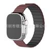 Nueva Correa Magnética de Silicona de Dos Tonos Adecuada para Apple Watch con Adhesión Magnética, Tratamiento UV, Imán Fuerte, Correa iwatch de Dos Secciones