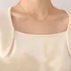 Design de Pingente com Letra Inglesa de Luxo Leve Estilo Francês, Estilo Nicho para o Outono e Inverno do Commuter, Colar de Aço Titânio para Mulheres P645