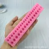 Nova Forma de Silicone para Borda de Bolo Botão de Pérola Longo Forma para Bolo Fondant Ferramenta de Cozinha para Confeitaria