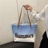 2025 Nova Bolsa de Franjas de Grande Capacidade Bolsa de Praia Bolsa Tote de Ombro Feminina Bolsa Casual Popular Deste Ano Popular Mulheres