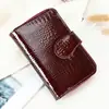 Carteira Versátil de Couro Genuíno Moda Slot para Cartão Multifuncional Clutch Porta-Moedas Mais Vendido Coleção Slot para Cartão Atacado