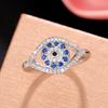 Cao Shi Lazada Anillo Popular Diseño Único Ojo de Ángel Ojo de Diablo Anillo Estrella Coreana Mismo Estilo