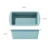 Molde de Silicona para Pastel DIY Molde de Silicona Rectangular con Doble Oreja para Pan Tostado Herramienta para Hornear Caja para Pan Molde para Pan