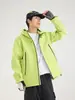 Chaqueta de Escalada para Exteriores con Capucha, Cortavientos e Impermeable, Estilo Montaña, Nueva para Primavera/Otoño 2025, para Hombre, Chaqueta de Pareja