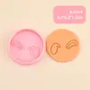 Serie de Conejos Cortador de Galletas 3D Realista DIY Diseño de Presión Tridimensional Molde para Galletas Fondant Material de Grado Alimenticio