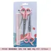 Set de tijeras para cortar pelo de bebé para niños tijeras de flequillo con dientes tijeras planas peine herramientas de aseo para mascotas set de tijeras de peluquería