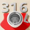 Taza Térmica Infantil Snoopy Doble Bebida Grado Alimenticio 316L Estudiante de Primaria Portátil Taza de Beber Directo Gran Capacidad Taza con Popote