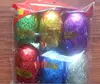 Rolo de 10 m de tecido para decoração de festa de casamento e aniversário com fita de laser dourada amarrada fita para balão atacado