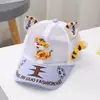 Gorra de Béisbol de Verano para Niños Gorra de Malla Fina para Niñas Parasol para Niños Gorro de Sol de Dibujos Animados Súper Lindo para Bebé