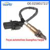 0258017217 aplicável ao sensor de oxigênio da relação de combustível do ar Citroen Peugeot 207 308 508