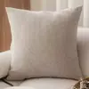 Cojín Decorativo Estilo Francés Vintage en Color Té con Leche de Avena y Bordes Negros, Verde Retro, Adecuado para Sofá de Sala de Estar, Algodón y Lino, Extraíble y Lavable