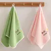 Toalha de Rosto Infantil Fleece de Coral Absorvente Sem Fiapos Macia para Limpar o Rosto Jardim de Infância Toalha de Mão para Bebê Toalha de Banho para Crianças