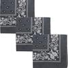 Pañuelo Cuadrado Flor de Anacardo Cinta para la Cabeza Hip-Hop Pantalones de Calle Unisex Pañuelo para la Cintura Pañuelo para la Cabeza Hip-Hop Pañuelo Retro Pañuelo para el Cuello