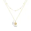 Collar de Cobre Arvaleff Serie de Apilamiento Estrella y Luna Empalmado Cadena para Clavícula Oro de 18 Quilates Circonita con Diamantes Venta al por Mayor Transfronteriza